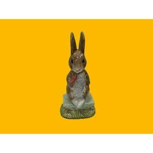 Royal Albert Beatrix Potter Porcelain 4” Figurine -Fierce Bad Rabbit - 1977